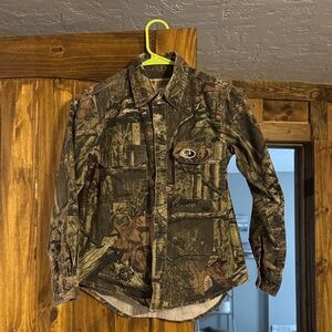 Russell outdoors Camouflage Button-Up Shirt